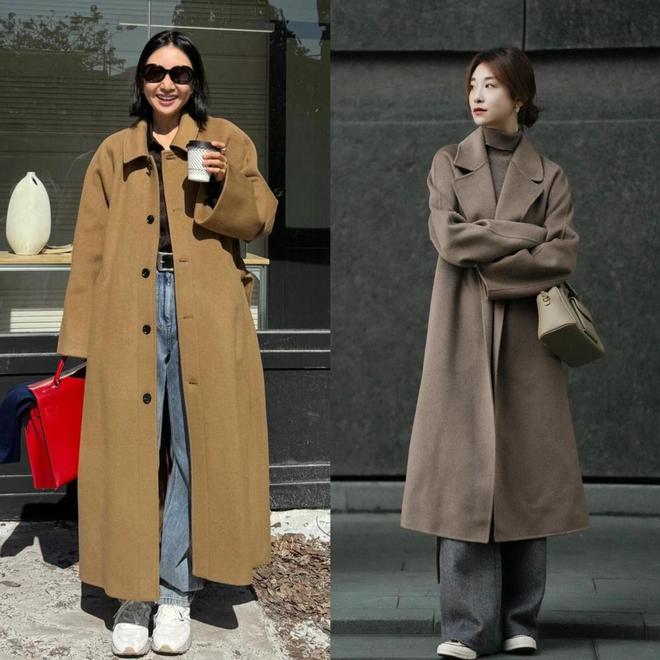 “大衣+平底鞋”减龄洋气又高级这才是40+女生该有的时髦穿搭(图7)