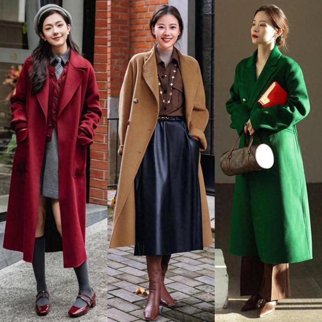 “大衣+平底鞋”减龄洋气又高级这才是40+女生该有的时髦穿搭(图12)